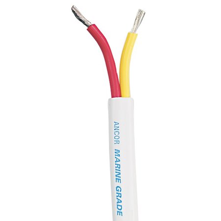 ANCOR Safety Duplex Cable - 12/2 AWG - Red/Yellow - Flat - 500' 124350